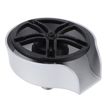 Automatic Glass Rinser for Kitchen Sink, Stainless Steel Cup Silver, Silver