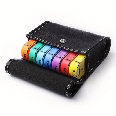 7 Tage Woche Pillendose Täglich Organizer Medizin Tabletten Aufbewahrung Spender