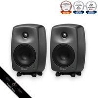 GENELEC 8330A GLM 2 Way Active Studio Monitor Speaker Pair Gray 8330AP NEW Japan