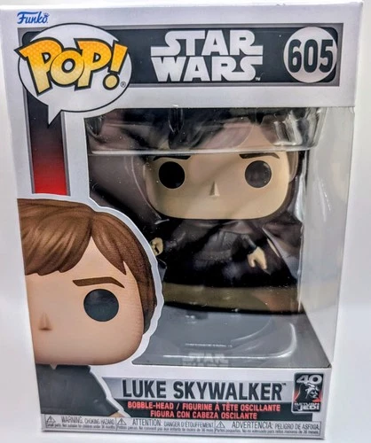 Funko Pop! Luke Skywalker #605 Star Wars Return Of The Jedi 40th + Protector