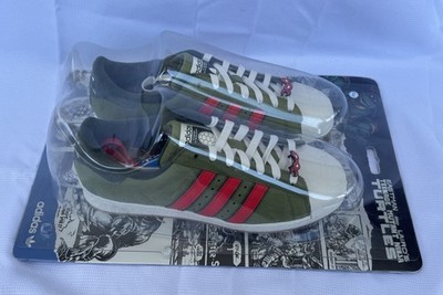 NEW Adidas x TMNT Superstar Shelltoe Raphael Turtles IF9280 Size 9.5 Shoes Comic