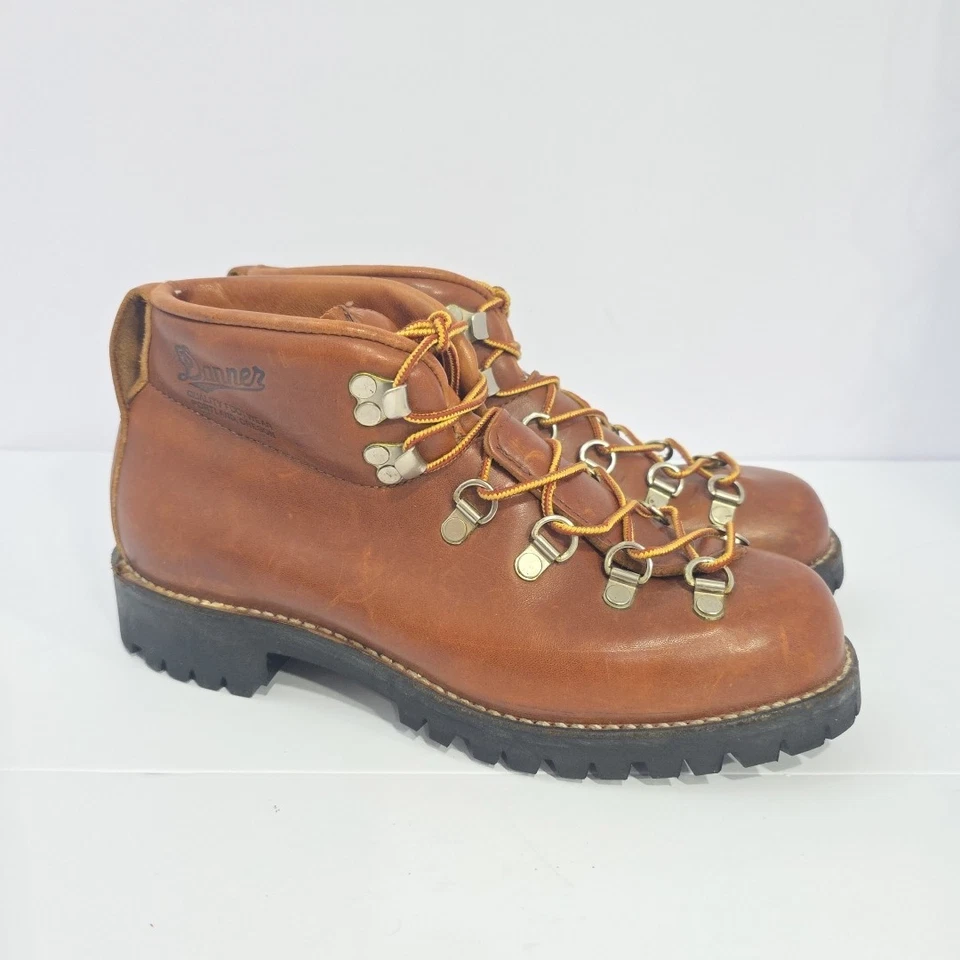 Neu Vintage Danner Damen Leder Trail Stiefel braun Gr. 7,5 C Weite 46490 NEUWERTIG