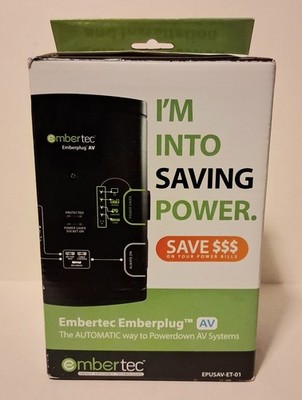 Embertec Emberplug AV  EPUSAV-ET-01 Automatic Powerdown Power Strip