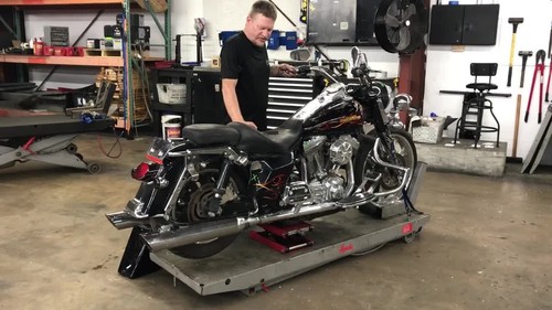 2002 Harley Road King AFTERMARKET Brake Tail Light Lens + Base Assembly LED - Video 1 of 1