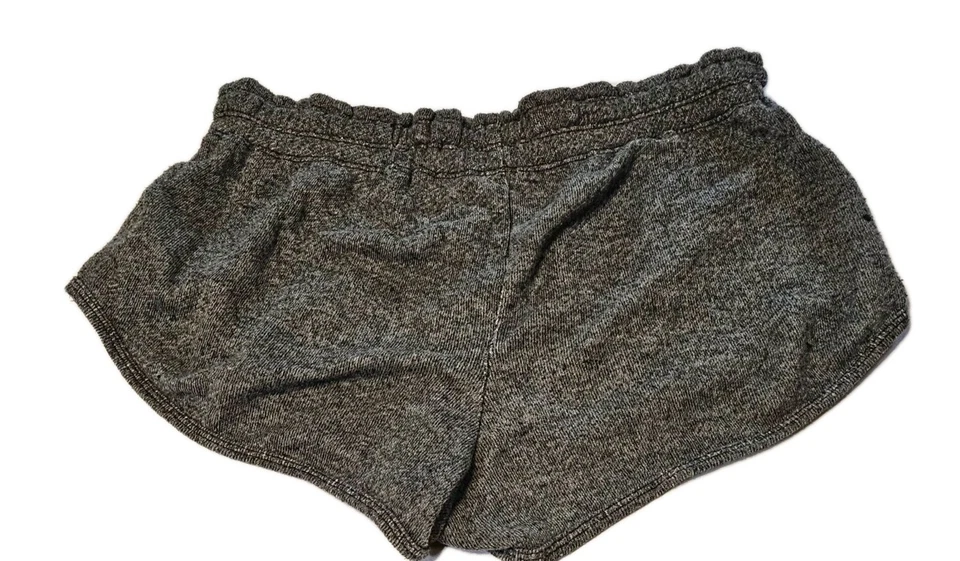 ABERCROMBIE & FITCH SZ KIDS XL GRAY SHORTS FLEECE MINI LOUNGEWEAR PINK LOGO - Image 4 of 4