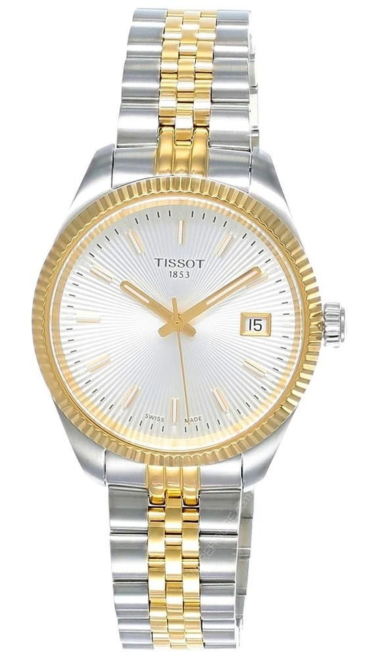 Reloj para mujer TISSOT Ballade cuarzo 34 mm esfera plateada T156.210.22.031.00