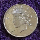 1oz .999 Fine Silver Round Peace Dollar Design Oklahoma Federated