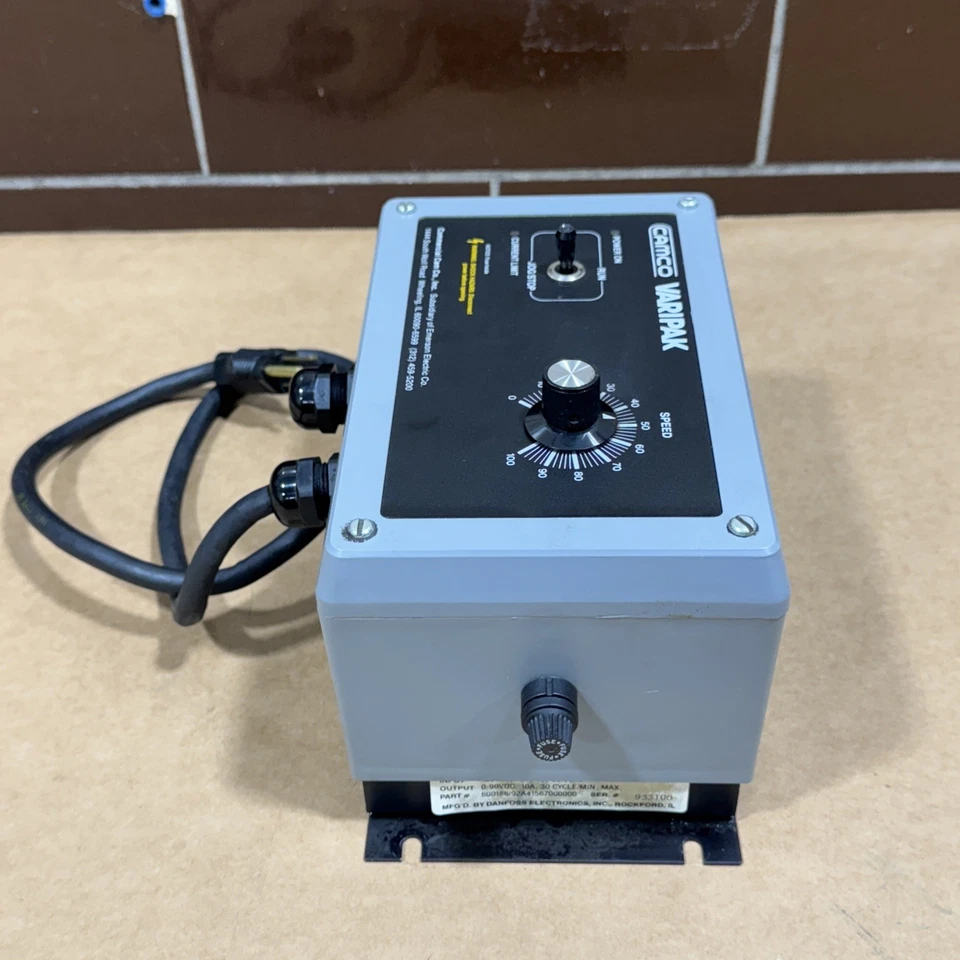 Camco Varipak DC Motor Speed Controller 600186/92A41567000000 120VAC 0-90VDC - Image 3 of 4