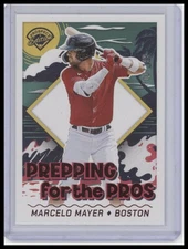 2024 Panini Prospect Edition #21 Marcelo Mayer Prepping For The Pros Red #/199