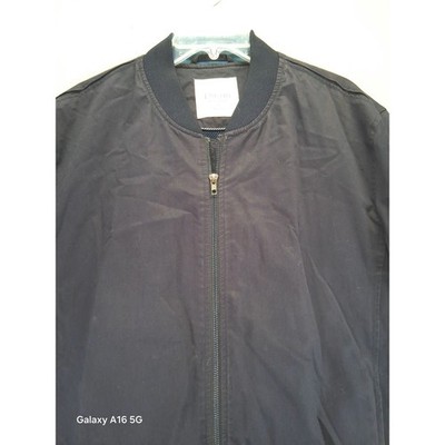 Dustin Men Full Zip Jacket, Black, Pockets, Size 56