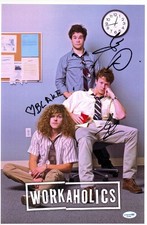 Blake Adam Anders Signed Autographed 11x17 Photo ACOA Workaholics Cast