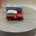 Vintage Lesney Matchbox Superfast CJ6/CJ-6 Jeep No. 53 Red With Box