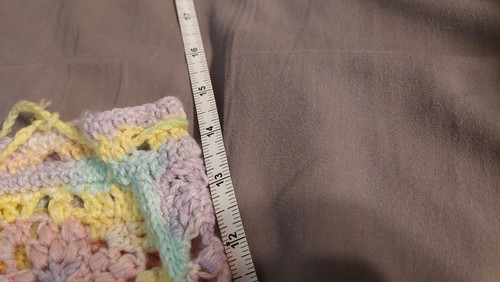 Handmade Crochet Pastel Grannysquare Skirt.made With Acrylic Yarn. - Picture 11 of 11