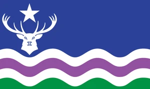 Exmoor Flag Self Adhesive Vinyl Sticker