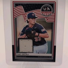 Panini 2025 Stars and Stripes Gabe Gaeckle #USA-GG USA Baseball Memorabilia
