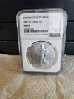 2006-W BURNISHED Silver Eagle MS70 NGC Classic Brown Label *3635