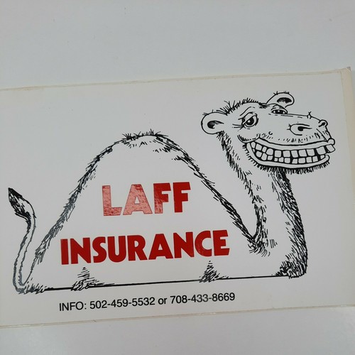 Vintage Comedy Wohnwagen Autoaufkleber 90er Decal Comedy Club Louisville KY - Bild 3 von 6