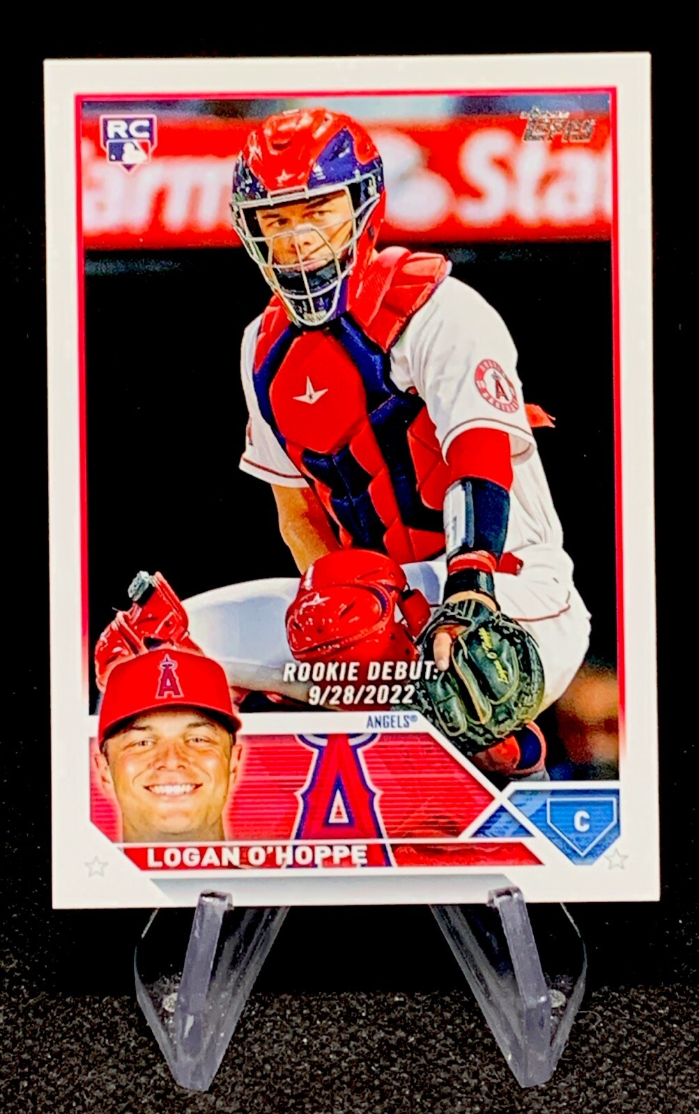 2023 Topps Update Logan O'Hoppe #US93 RC Los Angeles Angels