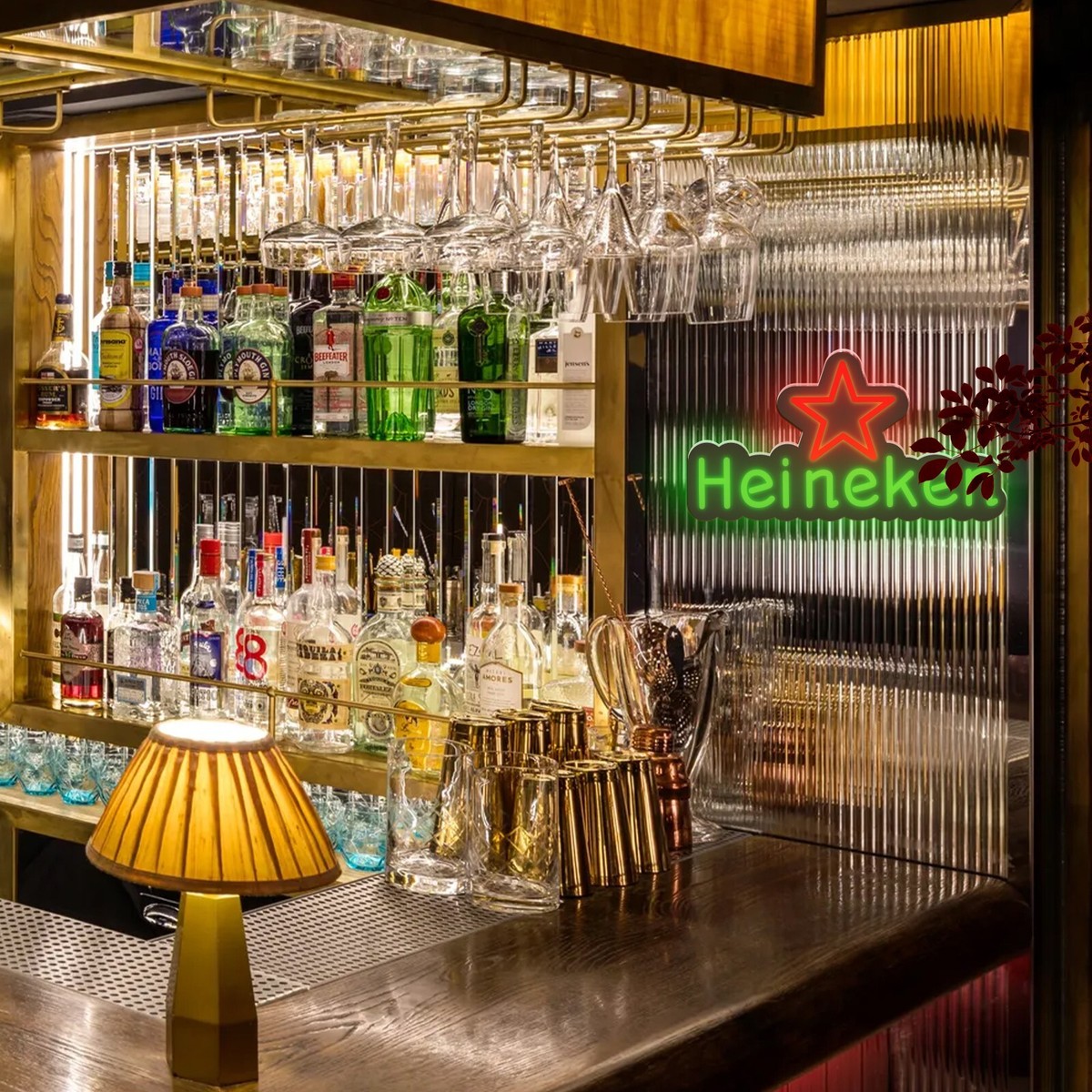 New Heineken sign Illuminated led for bar wall decor man