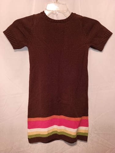 NWT NEW Girls Gymboree Fall For Autumn Brown Sweater Dress Size 6 - Picture 3 of 3