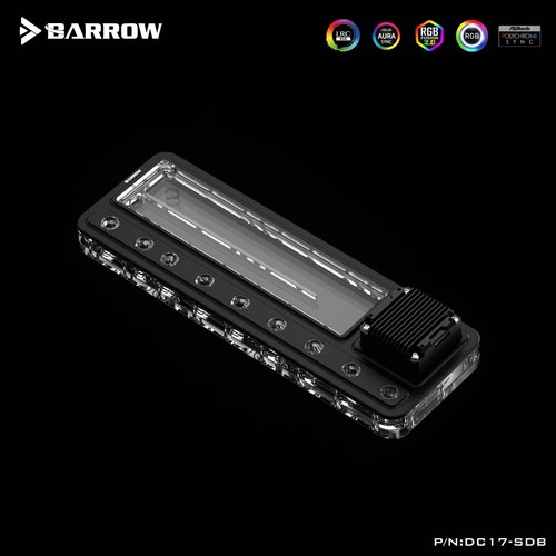 Barrow Acrylic Distro Plate For PC Cooler System Case Combo DDC Pump 120/240/360 - Picture 4 of 19
