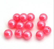 5 pc. Pink Candy iridescent Silicone 15mm beads Food Grade silicone Solid color