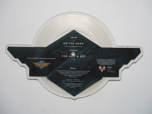NO SWEAT On The Edge - Shaped Picture Disc (1990) - Picture 4 of 4