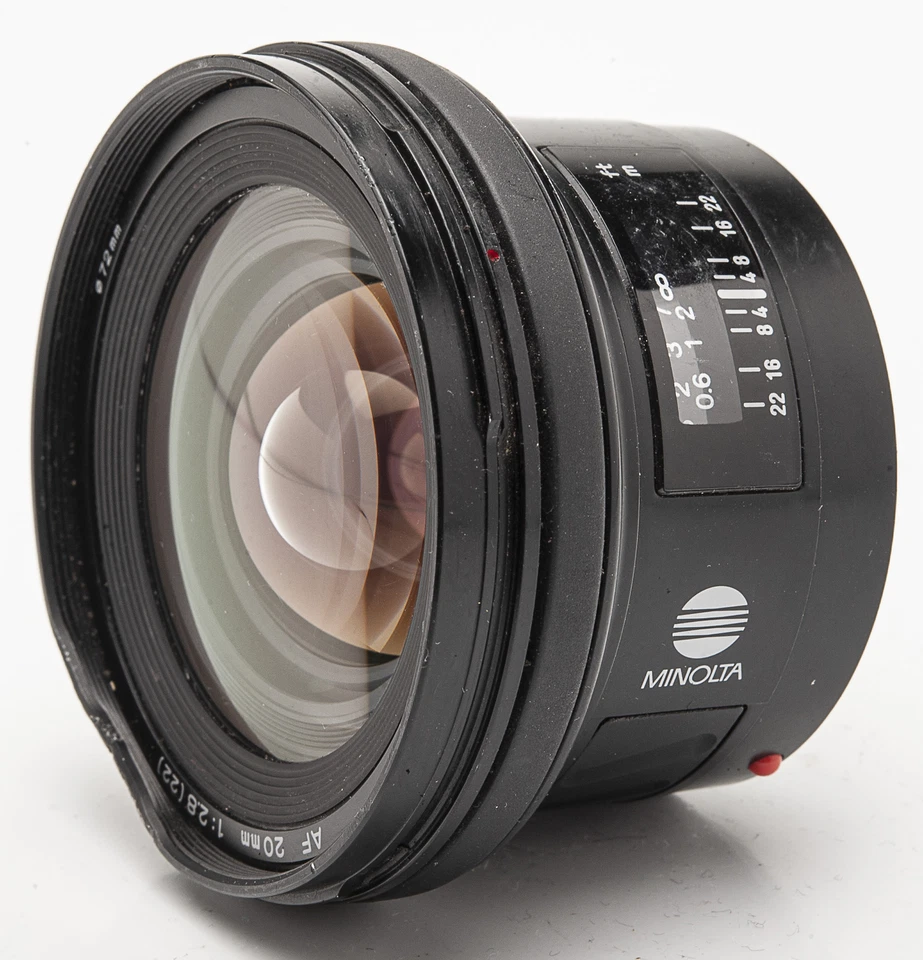 Minolta Af 20mm 20 MM 1:2.8 (22) 2.8 - Dynax Sony Af - Image 3 of 4