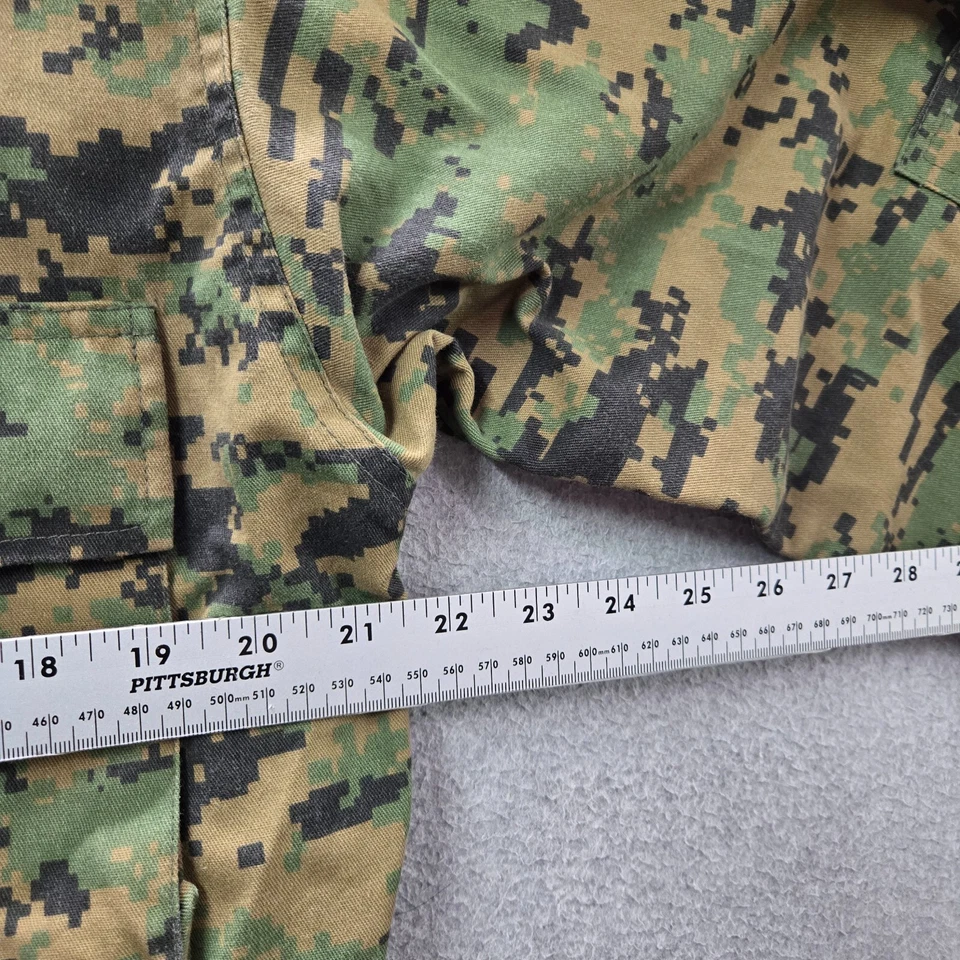 Rothco Men Button Up Shirt S Green Digital Camo Utility Military Ultra Force BDU - Image 4 of 4