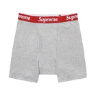 Supreme x Hanes Boxer Briefs Grey
