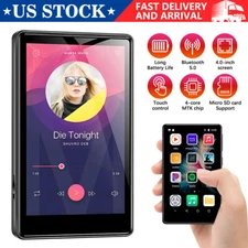 WiFi Bluetooth MP5/MP4/MP3 Music Player Lossless Sound 4" Touch Screen FM Radio