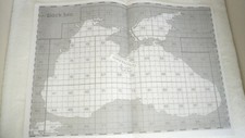 U-BOOT-KRIEG DOKUMENTE MARINEQUADRATKARTE  BLACK SEA SCHWARZES MEER
