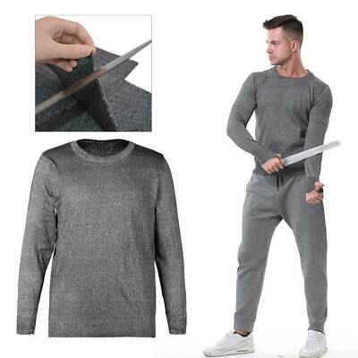 Level 5 Cut Resistant Clothing Anti-Slash Stab Protect Round Neck Shirt Safety