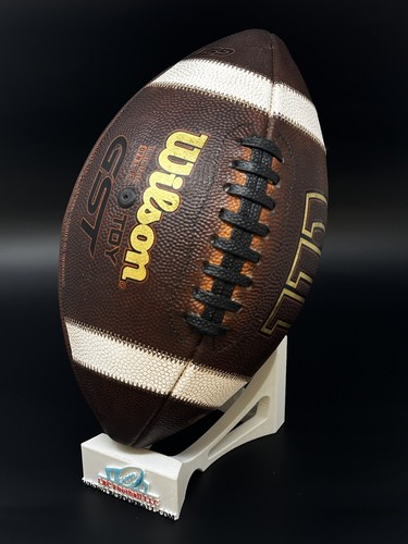 Wilson GST TDY Youth Leather Football Ages 12-14 Fully Game Prepped - NEW - Picture 3 of 10