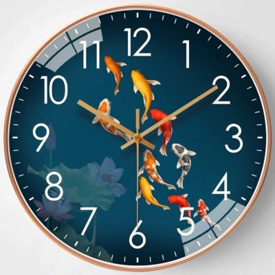 8" and 10" Wall Clock Silent Non Ticking Clock for Living Room Kids Bedroom - Image 1 of 4