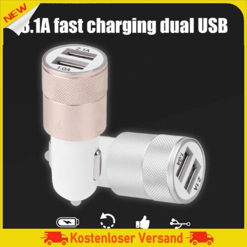 2.1A double port USB chargeurs de voiture adaptateur prise de courant prise de charge rapide - Photo 1/11