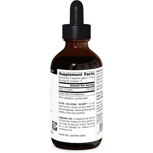 Plata ultra coloidal Source Naturals 10 PPM 4 fl oz 6/2026 Foto 2 de 2