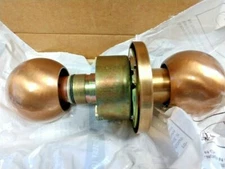 CORBIN RUSSWIN EMHART 4310 ASHF0RD (BALL) US10 PASSAGE SET 2 3/4" US10 DULL BZ