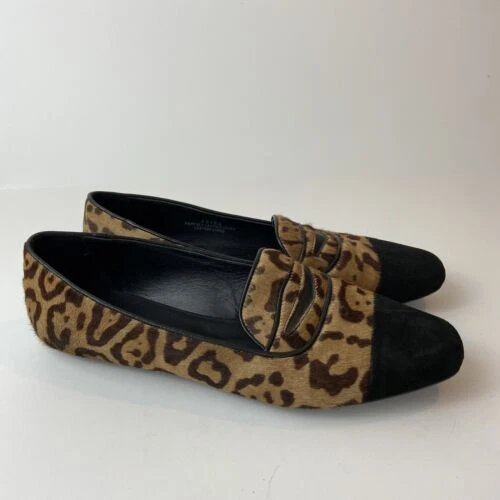 Planos planos de gamuza para mujer J.CREW con estampado de animales