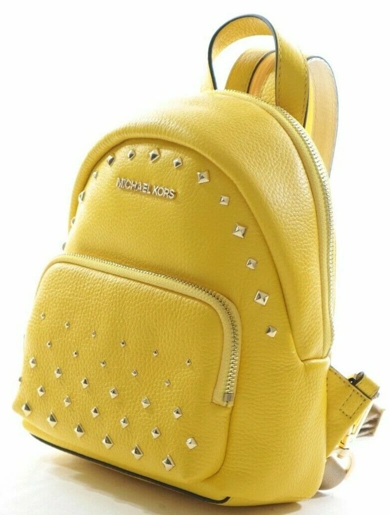 Michael Kors Erin Small Citrus Studded Leather Convertible Backpack Bag