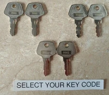 ELO 0001 0002 0003 Key Pair for PayPoint Plus POS Cash Drawer Register Till Box