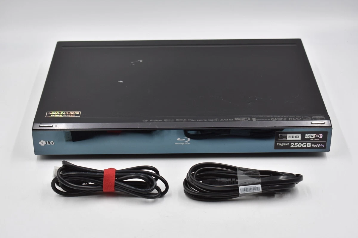 LG DVD + RW DVD & Blu-ray Players with Hard Drive Recorder for