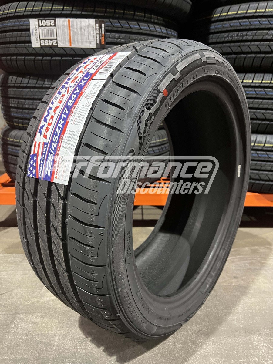 2 New American Roadstar Sport A/S Tires 225/45R17 94Y SL BSW 2 New American Roadstar Sport A/S Tires 225/45R17 94Y SL BSW