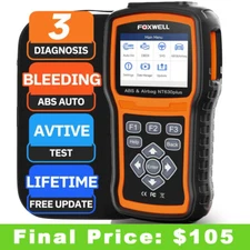 Automotive Bidirectional Car OBD2 Diagnostic Scanner ABS Bleeding SRS SAS Reset 