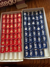 Vintage Stratego Army Pieces INCOMPLETE Sets 1977  Pieces Parts Crafters Lot