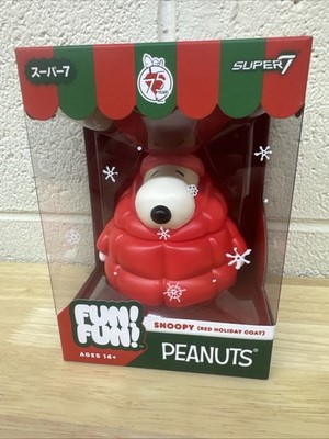 Super7 Fun! Fun! Peanuts Snoopy Red Puffy Coat Vinyl Figure - 5'' Peanuts Holiday