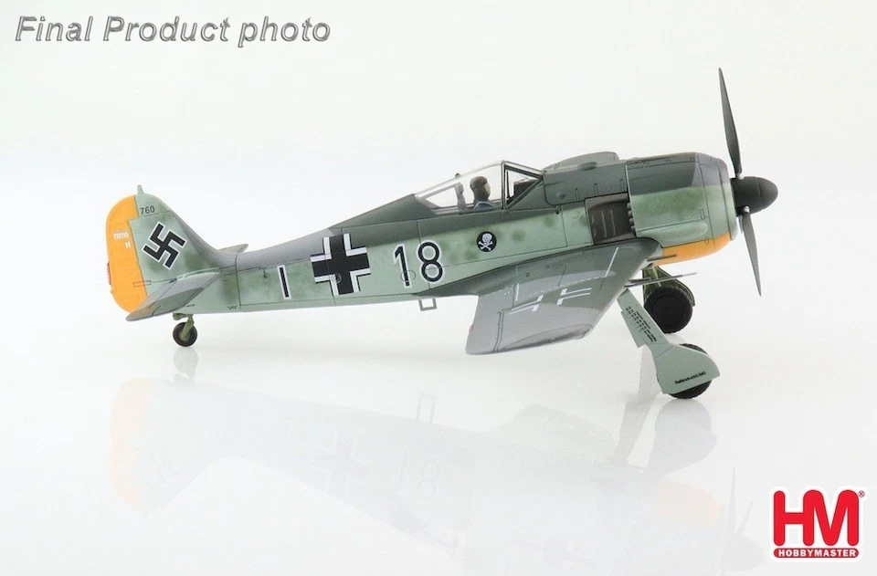 Hobby Master 1/48 HA7428 FW 190A-4 Fw. Rudolf Eisele 8./JG 2 Brest France 1943 - Immagine 3 di 4