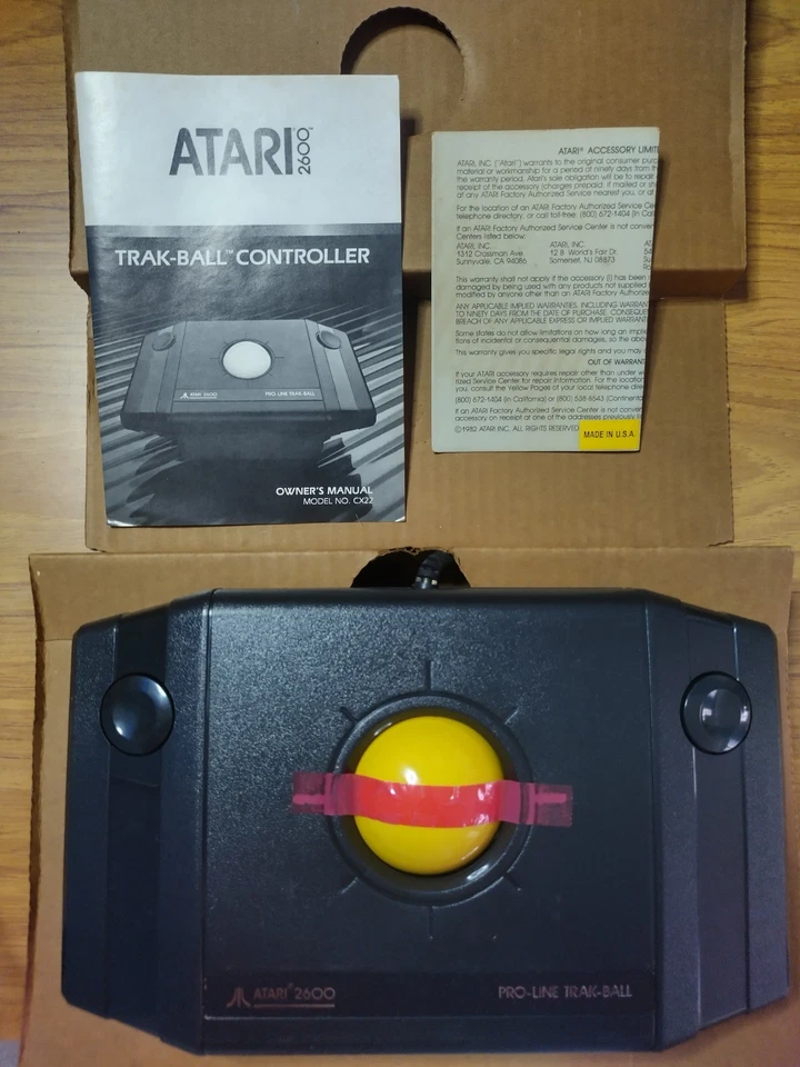 ATARI 2600 Track-Ball CONTROLLER Pro-Line Arcade Action Brand New (NOS) - Image 3 of 4