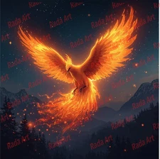 Digital Image Art Ai Picture Photo Wallpaper Desktop Background Bird Phoenix