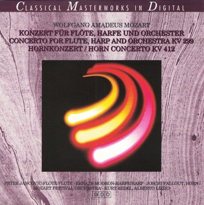 CD Wolfgang Amadeus Mozart - Konzert für Flöte, Harfe und Orchester